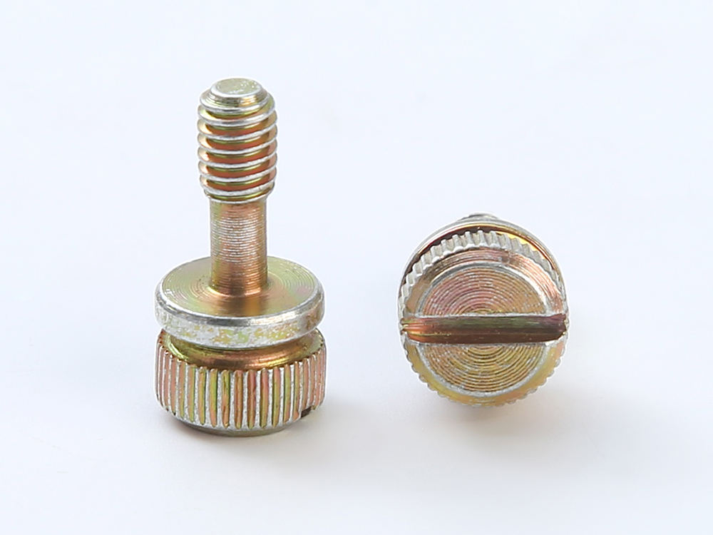 滚花头不脱出螺钉